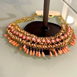NWT- Vintage Chunky Beaded Necklace